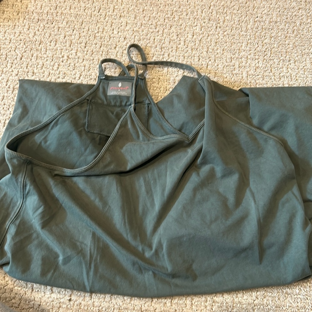 Free people hot shot onesie green